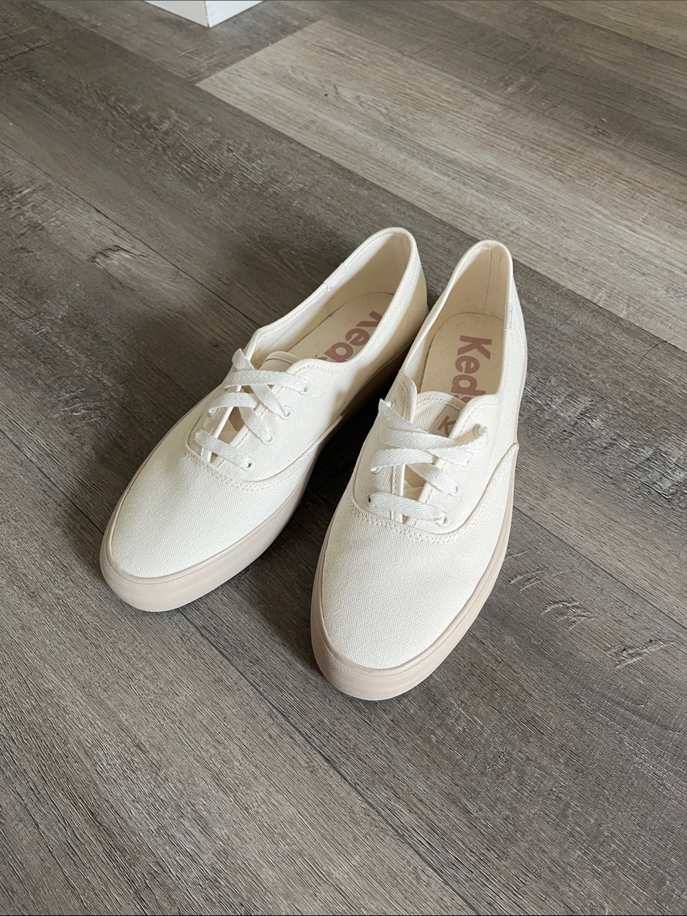 Keds | Off-White Canvas Low-Top Sneakers